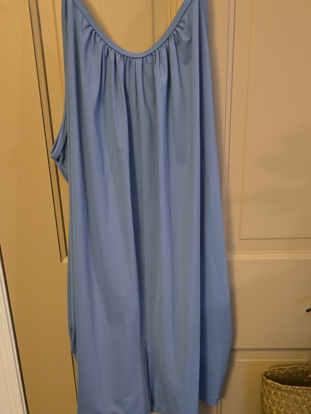 HALARA Sky Blue Maxi Skirt with Gathered Waist